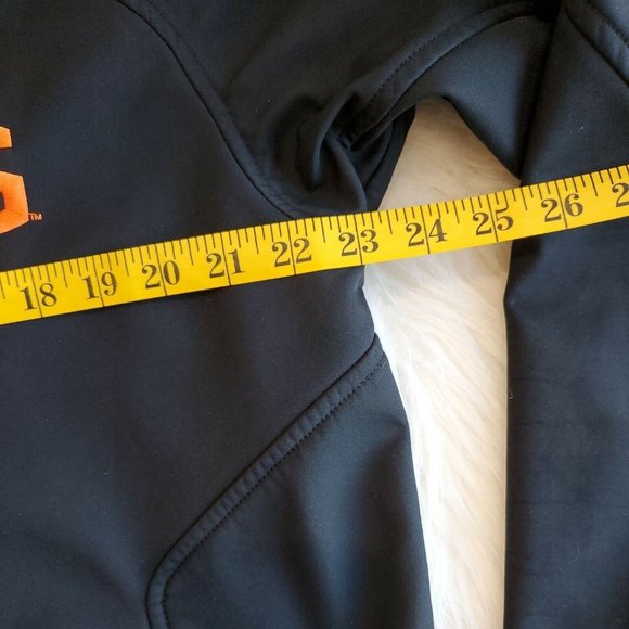 Columbia Mens Jacket M Black Blue Full Zip High Neck Oregon Beavers - Picture 8 of 12